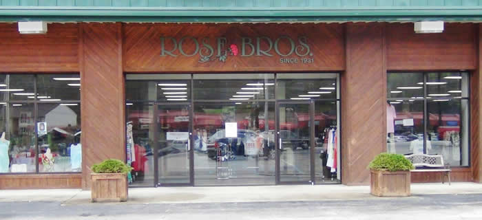rosebros store front